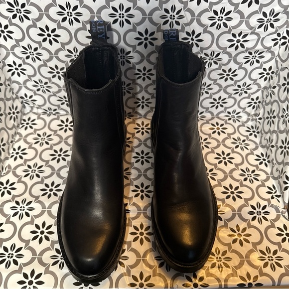 Osprey London women’s designer leather riding,biker,combat boots eu sz:39 us:8.5 - Picture 5 of 13